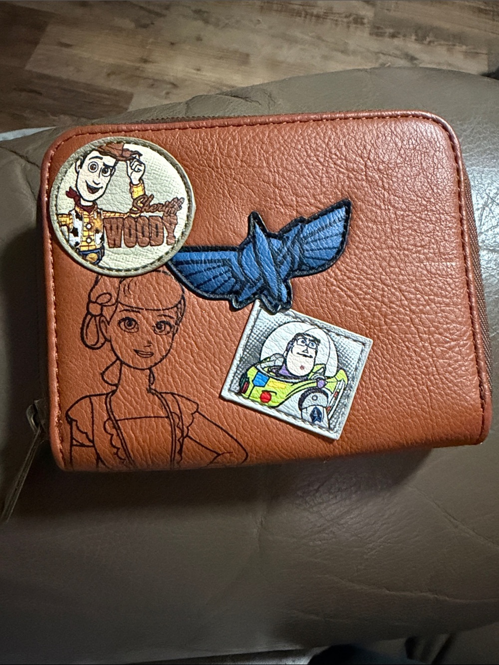 Disney Loungefly Pixar Toy Story Wallet Woody Buzz Bo Peep NWOT